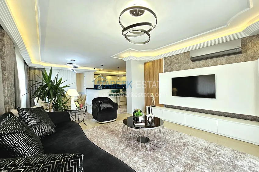 Kupuj  Dwupoziomowy penthouse 3+1 w Alanyi, dzielnica Oba — designerskie wnętrze, prestiżowa rezydencja 11 