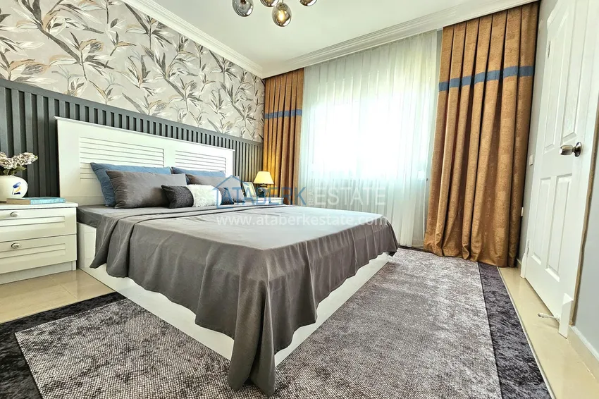 Kupuj  Dwupoziomowy penthouse 3+1 w Alanyi, dzielnica Oba — designerskie wnętrze, prestiżowa rezydencja 12 