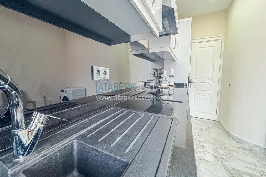 Kupuj  Apartament 3+1 na zezwolenie na pobyt w Alanyi, dzielnica Kale - umeblowany i z panoramicznym widokiem na morze i port  13 
