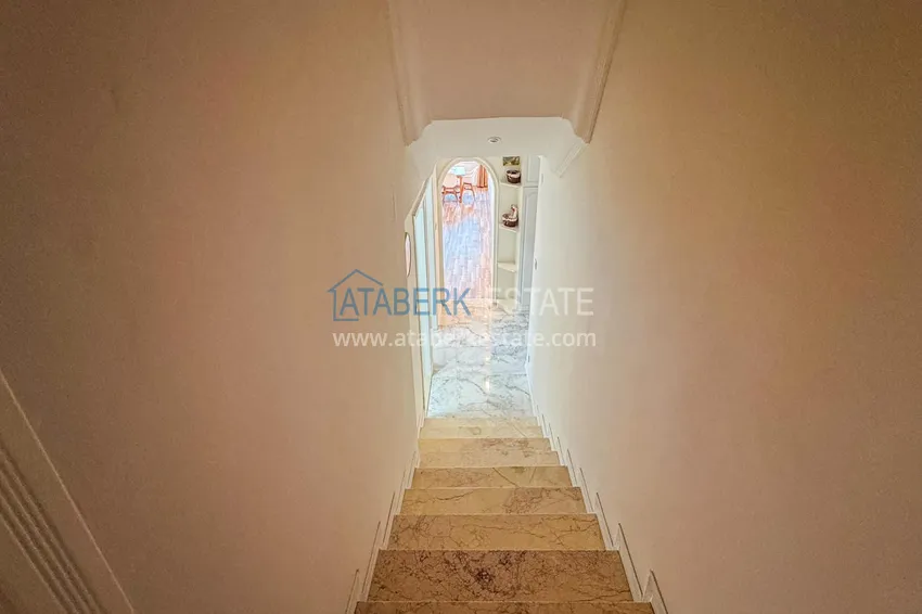 Kupuj  Apartament 3+1 na zezwolenie na pobyt w Alanyi, dzielnica Kale - umeblowany i z panoramicznym widokiem na morze i port  14 