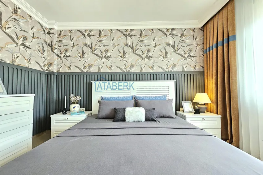 Kupuj  Dwupoziomowy penthouse 3+1 w Alanyi, dzielnica Oba — designerskie wnętrze, prestiżowa rezydencja 14 