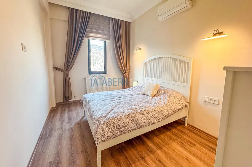 Kupuj  Apartament 3+1 na zezwolenie na pobyt w Alanyi, dzielnica Kale - umeblowany i z panoramicznym widokiem na morze i port  16 