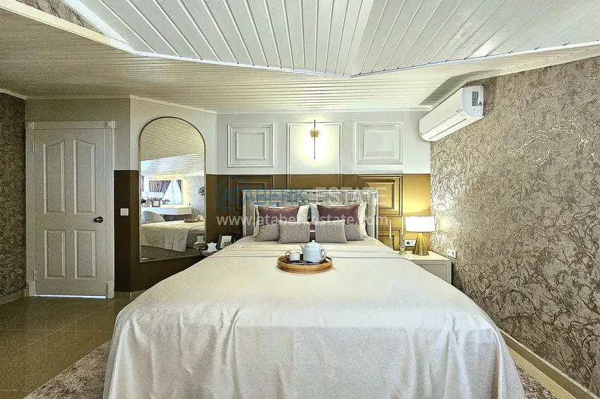 Kupuj  Dwupoziomowy penthouse 3+1 w Alanyi, dzielnica Oba — designerskie wnętrze, prestiżowa rezydencja 16 