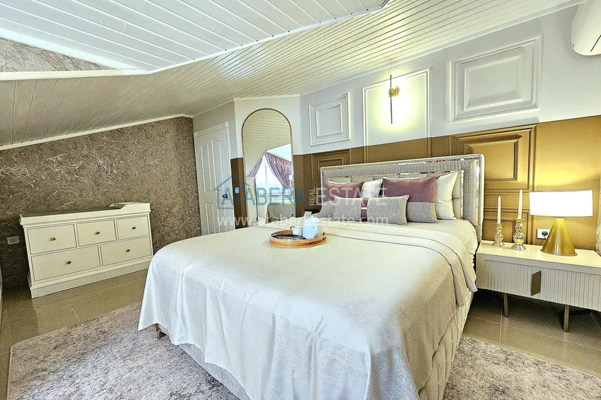 Kupuj  Dwupoziomowy penthouse 3+1 w Alanyi, dzielnica Oba — designerskie wnętrze, prestiżowa rezydencja 18 