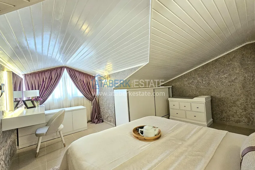 Kupuj  Dwupoziomowy penthouse 3+1 w Alanyi, dzielnica Oba — designerskie wnętrze, prestiżowa rezydencja 19 