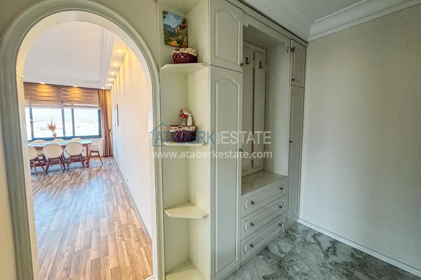 Kupuj  Apartament 3+1 na zezwolenie na pobyt w Alanyi, dzielnica Kale - umeblowany i z panoramicznym widokiem na morze i port  1 