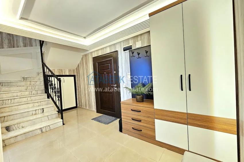 Kupuj  Dwupoziomowy penthouse 3+1 w Alanyi, dzielnica Oba — designerskie wnętrze, prestiżowa rezydencja 1 