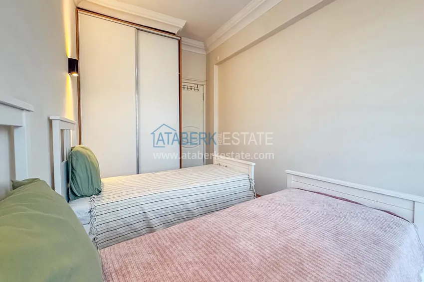 Kupuj  Apartament 3+1 na zezwolenie na pobyt w Alanyi, dzielnica Kale - umeblowany i z panoramicznym widokiem na morze i port  24 