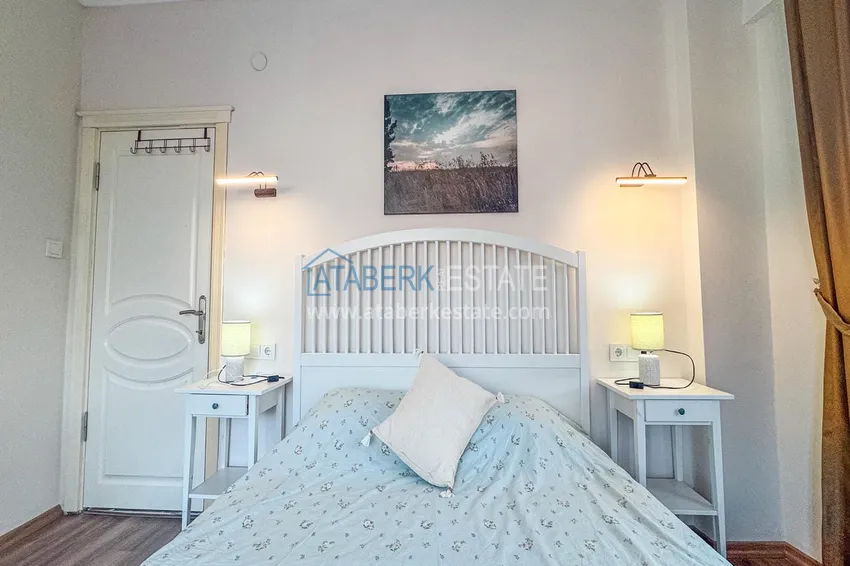 Kupuj  Apartament 3+1 na zezwolenie na pobyt w Alanyi, dzielnica Kale - umeblowany i z panoramicznym widokiem na morze i port  29 