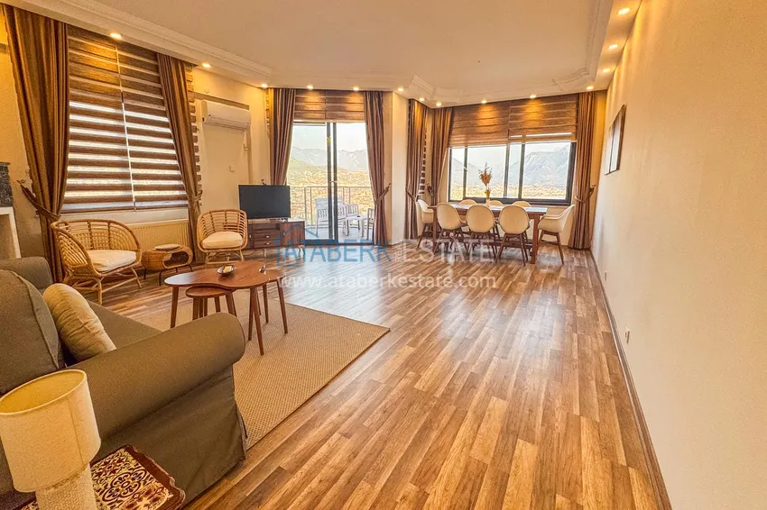 Kupuj  Apartament 3+1 na zezwolenie na pobyt w Alanyi, dzielnica Kale - umeblowany i z panoramicznym widokiem na morze i port  2 