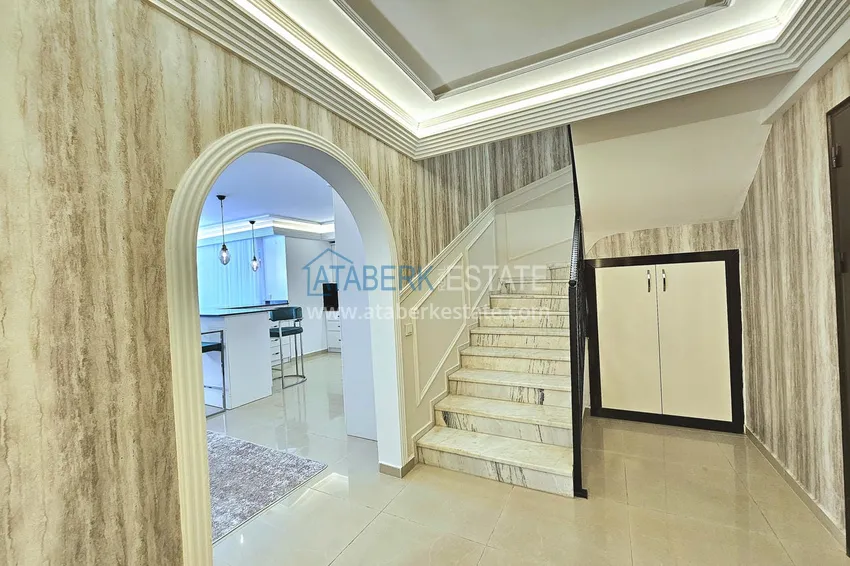 Kupuj  Dwupoziomowy penthouse 3+1 w Alanyi, dzielnica Oba — designerskie wnętrze, prestiżowa rezydencja 2 
