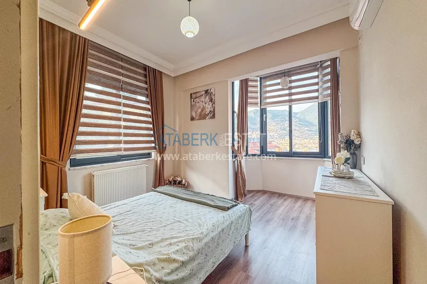 Kupuj  Apartament 3+1 na zezwolenie na pobyt w Alanyi, dzielnica Kale - umeblowany i z panoramicznym widokiem na morze i port  32 