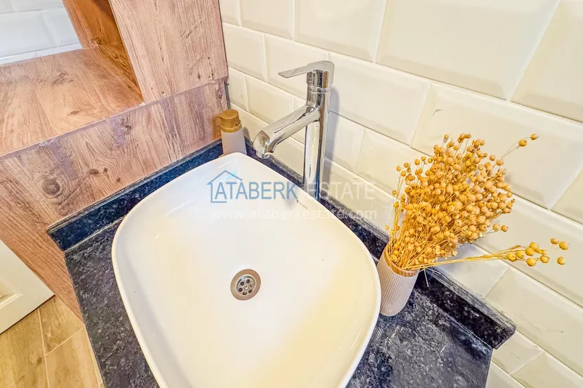 Kupuj  Apartament 3+1 na zezwolenie na pobyt w Alanyi, dzielnica Kale - umeblowany i z panoramicznym widokiem na morze i port  36 