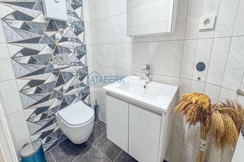 Kupuj  Apartament 3+1 na zezwolenie na pobyt w Alanyi, dzielnica Kale - umeblowany i z panoramicznym widokiem na morze i port  37 