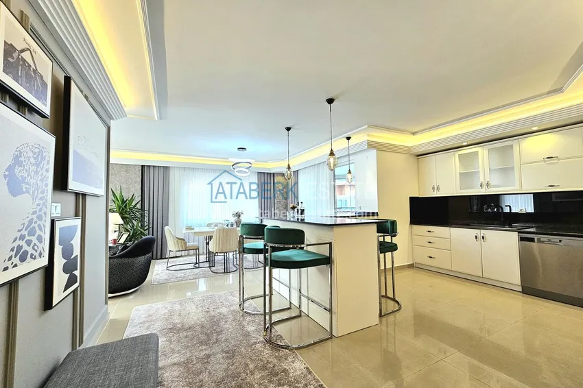 Kupuj  Dwupoziomowy penthouse 3+1 w Alanyi, dzielnica Oba — designerskie wnętrze, prestiżowa rezydencja 3 