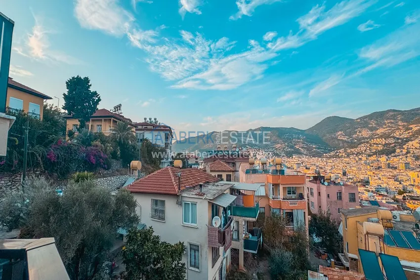 Kupuj  Apartament 3+1 na zezwolenie na pobyt w Alanyi, dzielnica Kale - umeblowany i z panoramicznym widokiem na morze i port  52 