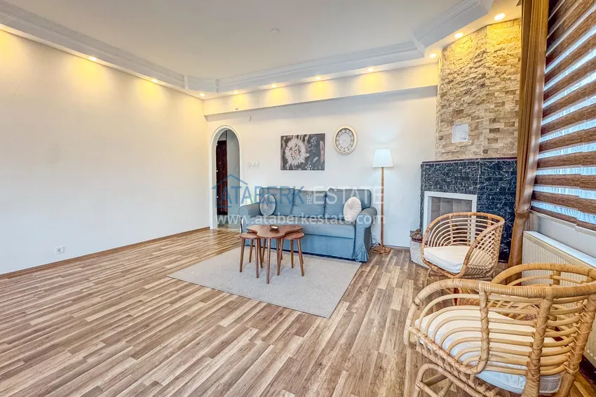Kupuj  Apartament 3+1 na zezwolenie na pobyt w Alanyi, dzielnica Kale - umeblowany i z panoramicznym widokiem na morze i port  8 