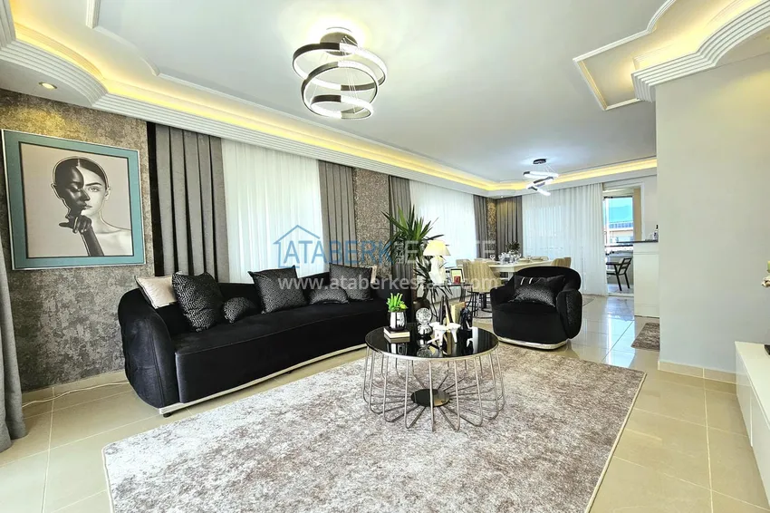 Kupuj  Dwupoziomowy penthouse 3+1 w Alanyi, dzielnica Oba — designerskie wnętrze, prestiżowa rezydencja 8 