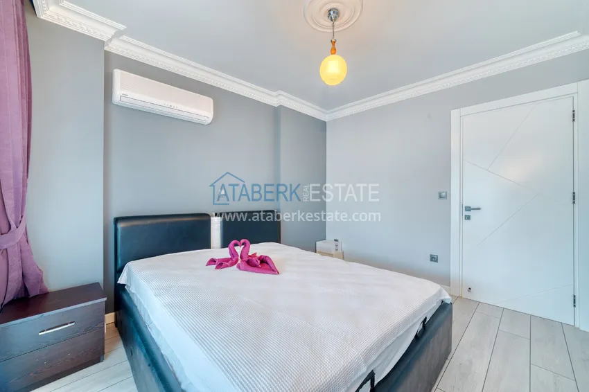 Kupuj  Duplex 4+1 w Alanya, dzielnica Oba - umeblowany penthouse na zezwolenie na pobyt 11 