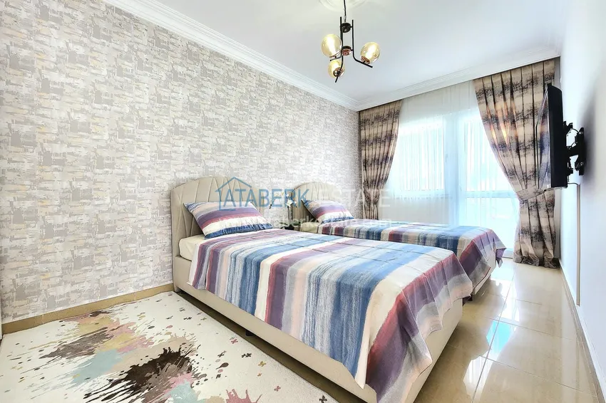 Kupuj  Apartament 2+1 z panoramicznym widokiem w Cikcilli - umeblowane, odnowione  14 