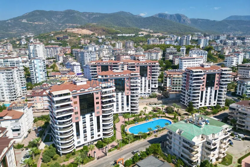 Mieszkanie liniowe 4+1 w Alanya, Cikcilli - nadaje się do zezwoleń na pobyt i obywatelstwo 1 
