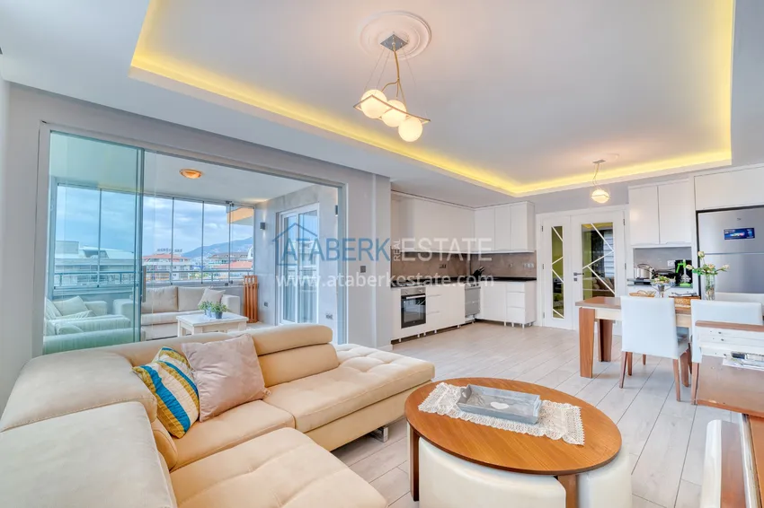 Kupuj  Duplex 4+1 w Alanya, dzielnica Oba - umeblowany penthouse na zezwolenie na pobyt 2 