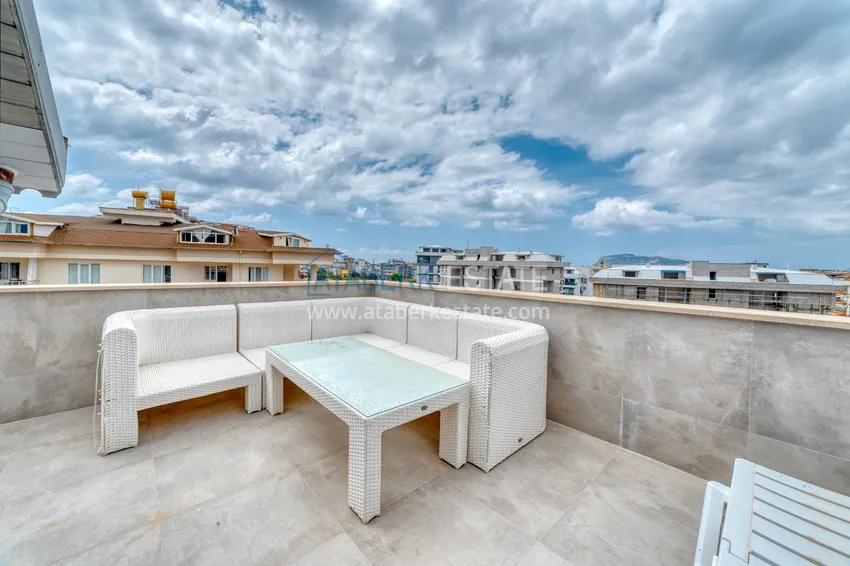 Kupuj  Duplex 4+1 w Alanya, dzielnica Oba - umeblowany penthouse na zezwolenie na pobyt 21 