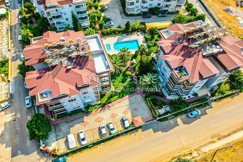 Duplex 4+1 w Alanya, dzielnica Oba - umeblowany penthouse na zezwolenie na pobyt 3 