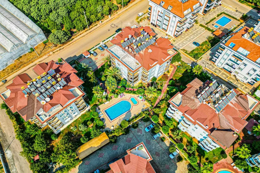 Duplex 4+1 w Alanya, dzielnica Oba - umeblowany penthouse na zezwolenie na pobyt 5 