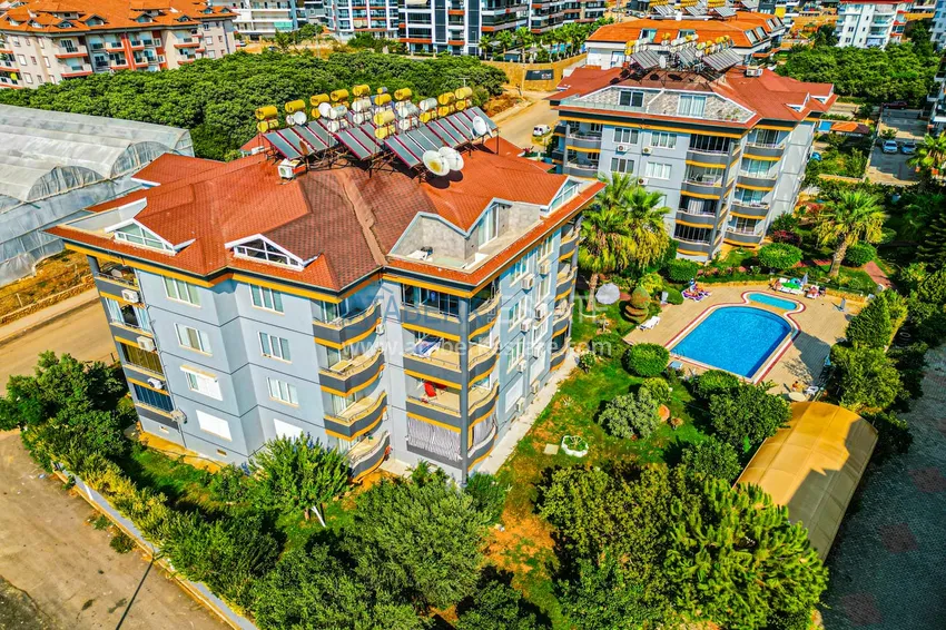 Duplex 4+1 w Alanya, dzielnica Oba - umeblowany penthouse na zezwolenie na pobyt 6 