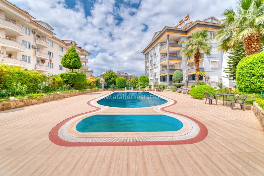 Duplex 4+1 w Alanya, dzielnica Oba - umeblowany penthouse na zezwolenie na pobyt 7 