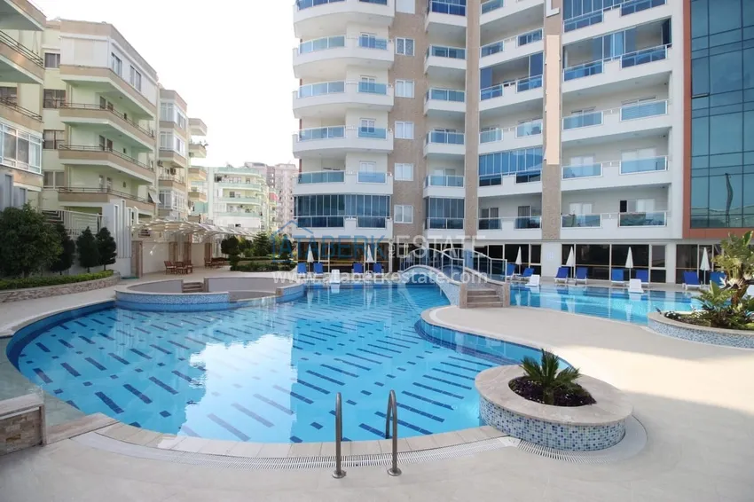 Apartament 1+1 w kompleksie premium z infrastrukturą hotelową — Alanya, dzielnica Mahmutlar 3 