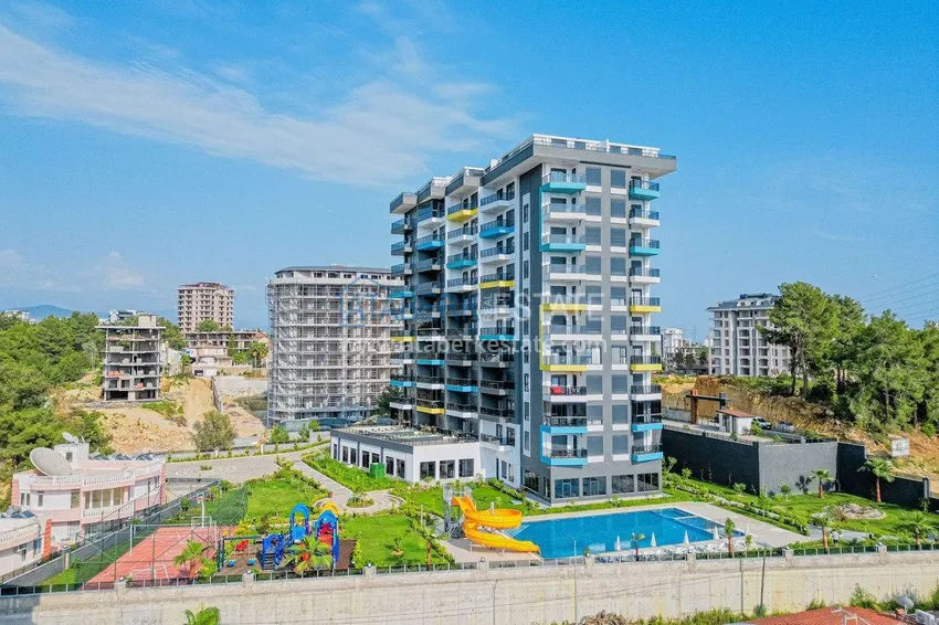 Gotowy apartament z widokiem na morze — Alanya, dzielnica Avsallar 1 