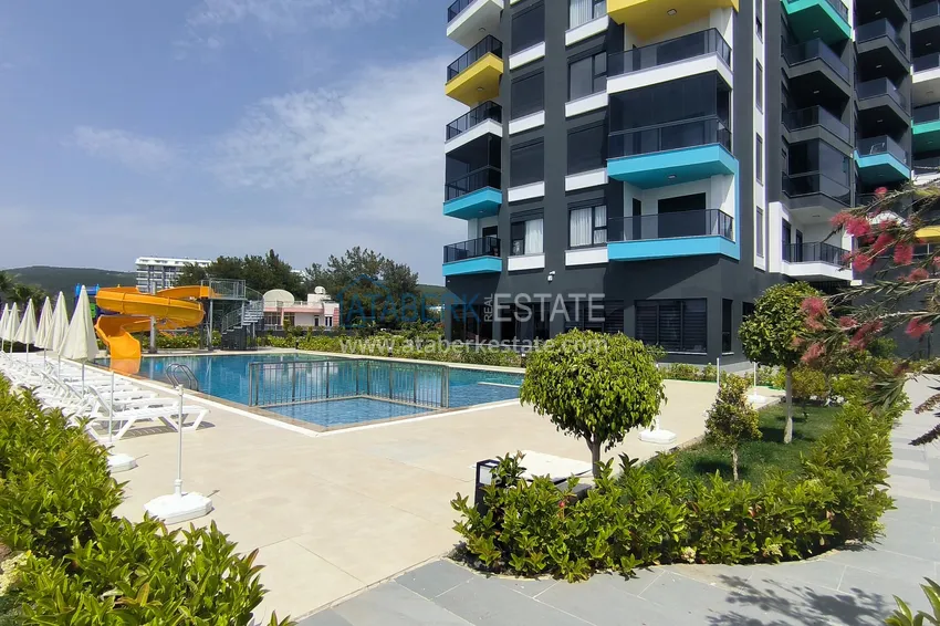 Gotowy apartament z widokiem na morze — Alanya, dzielnica Avsallar 3 
