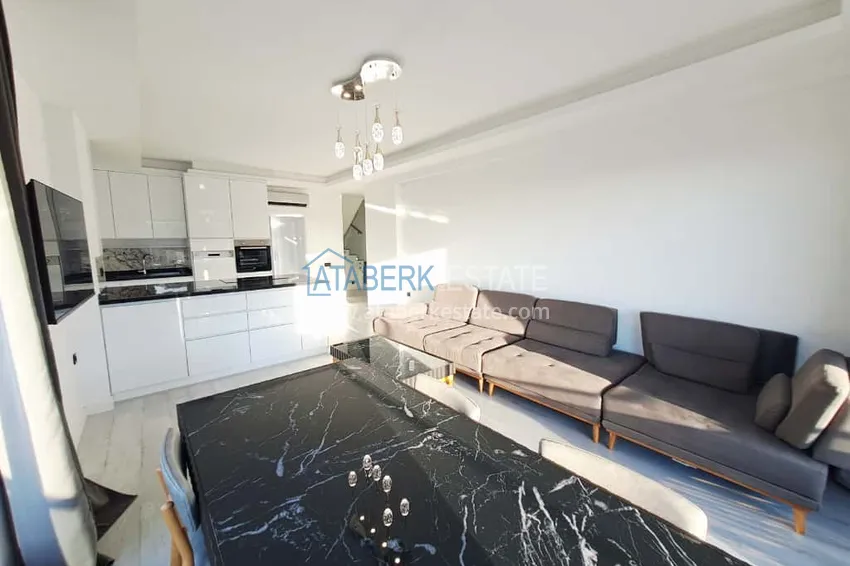 Kupuj  Dwupoziomowy penthouse 3+1 w Kargicak - z panoramicznym widokiem i designerską przebudową  6 