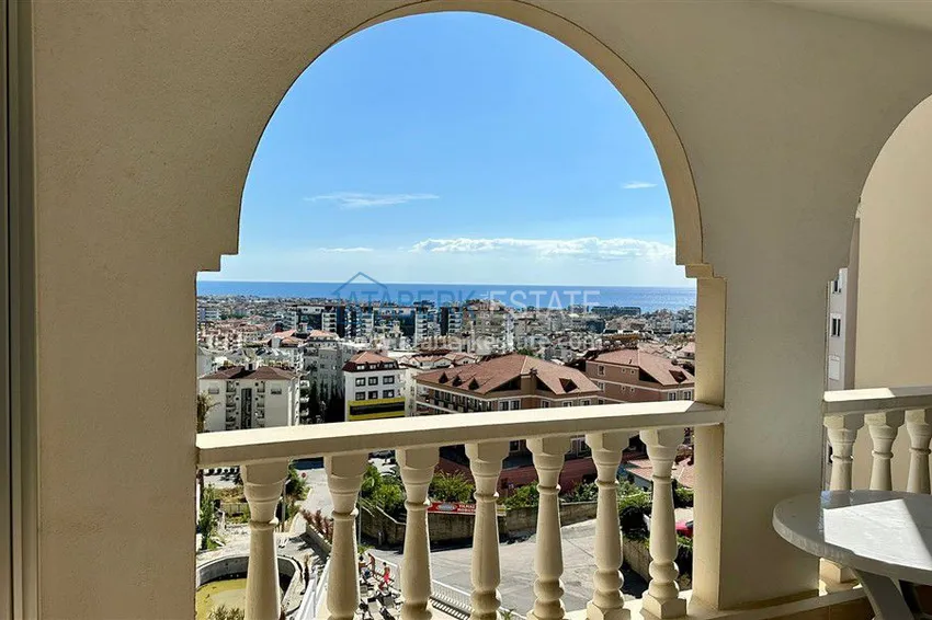 Kupuj  Apartament 2+1 z meblami i widokiem na morze w Cikcilli - nieruchomość na zezwolenie na pobyt w Alanyi 11 