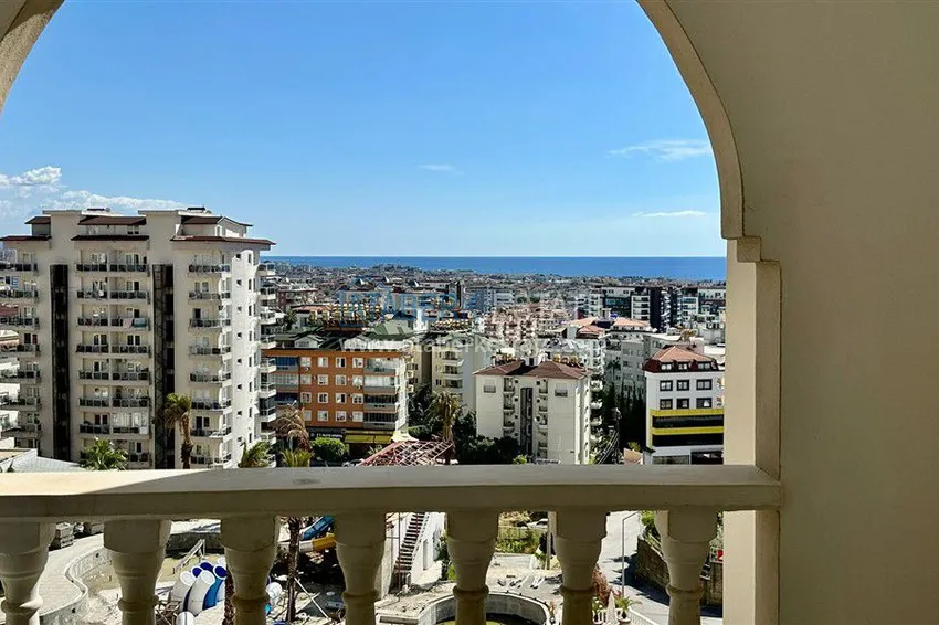 Kupuj  Apartament 2+1 z meblami i widokiem na morze w Cikcilli - nieruchomość na zezwolenie na pobyt w Alanyi 12 