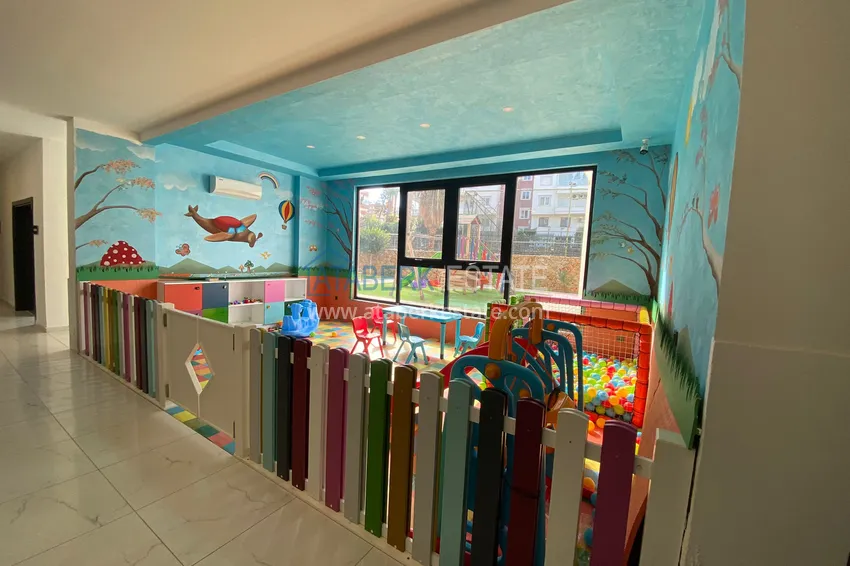 Duplex 2+1 w Alanya, dzielnica Oba - umeblowany penthouse  15 