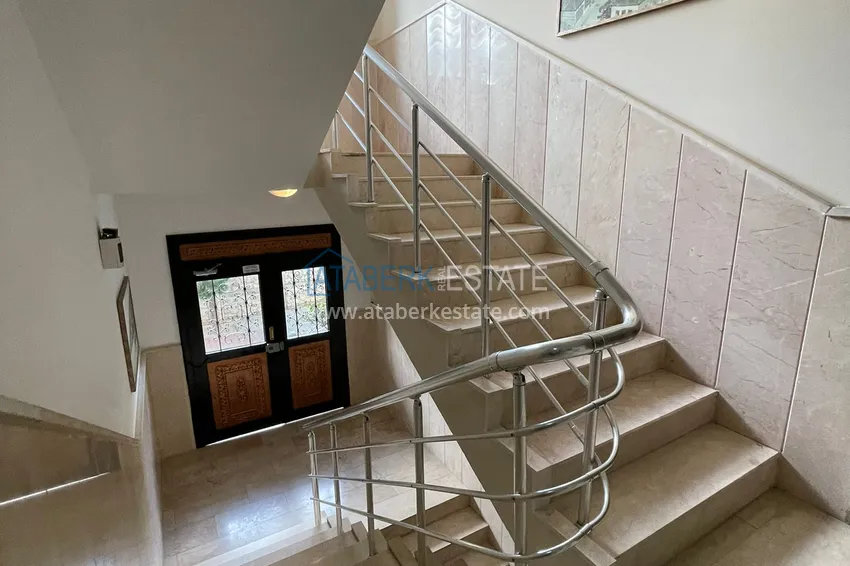 Apartament 2+1 z meblami i widokiem na morze w Cikcilli - nieruchomość na zezwolenie na pobyt w Alanyi 21 