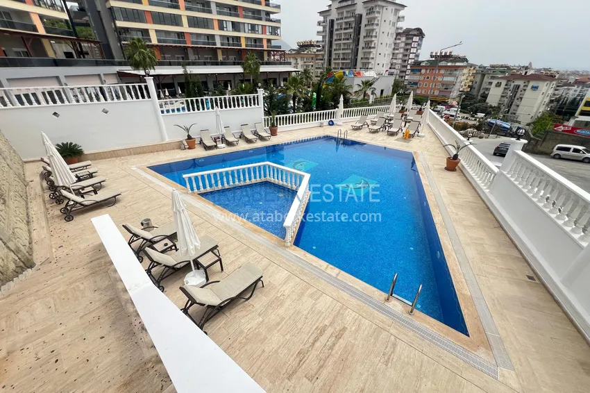 Apartament 2+1 z meblami i widokiem na morze w Cikcilli - nieruchomość na zezwolenie na pobyt w Alanyi 2 