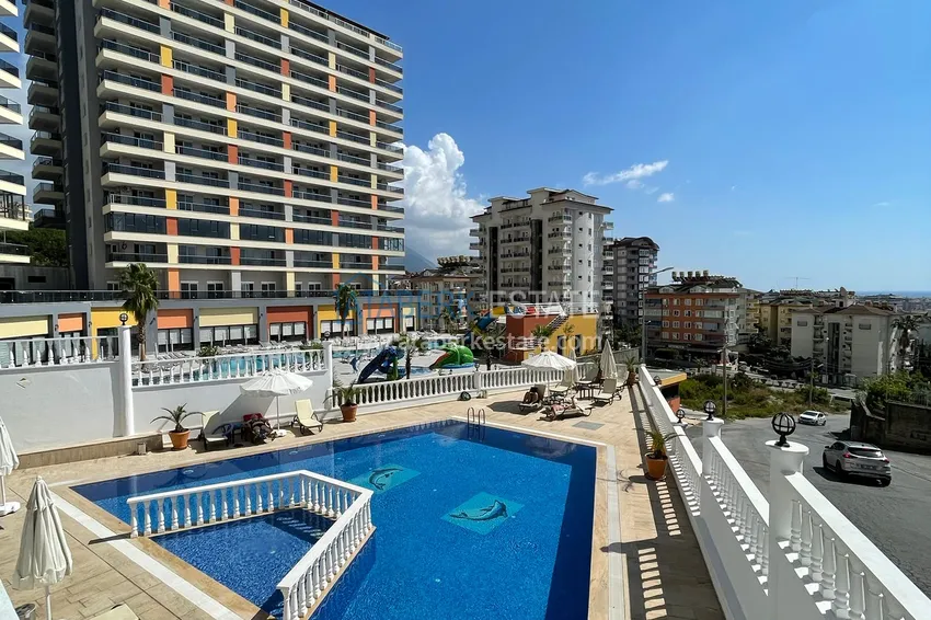 Apartament 2+1 z meblami i widokiem na morze w Cikcilli - nieruchomość na zezwolenie na pobyt w Alanyi 3 