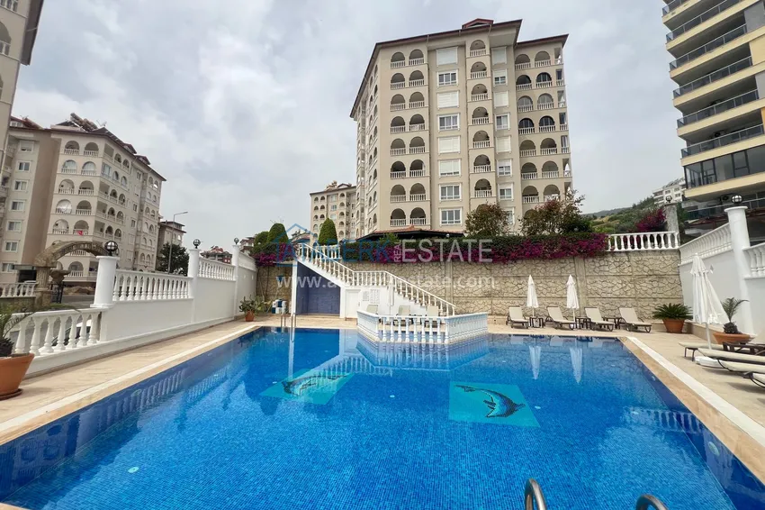 Apartament 2+1 z meblami i widokiem na morze w Cikcilli - nieruchomość na zezwolenie na pobyt w Alanyi 4 
