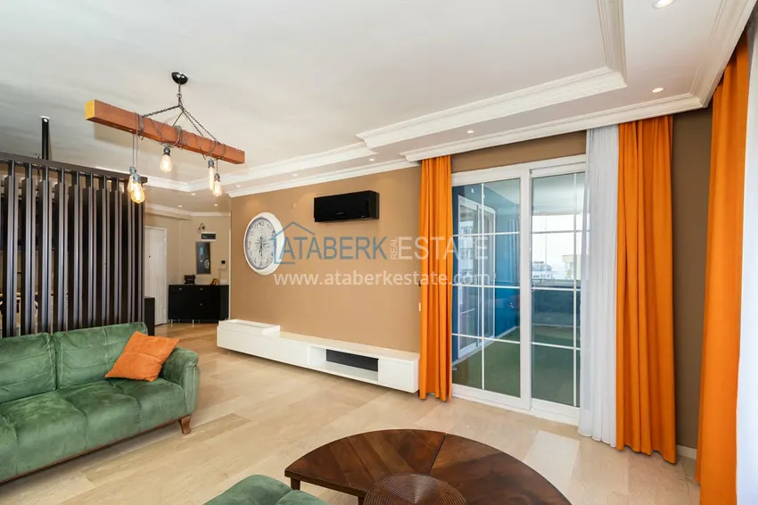 Kupuj  Apartament 2+1 w Tosmur z widokiem na morze - dobra oferta z przestronnym układem 7 