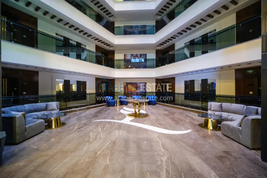 Apartament 2+1 z meblami i widokiem na morze i góry w luksusowym kompleksie — Alanya, dzielnica Mahmutlar 17 