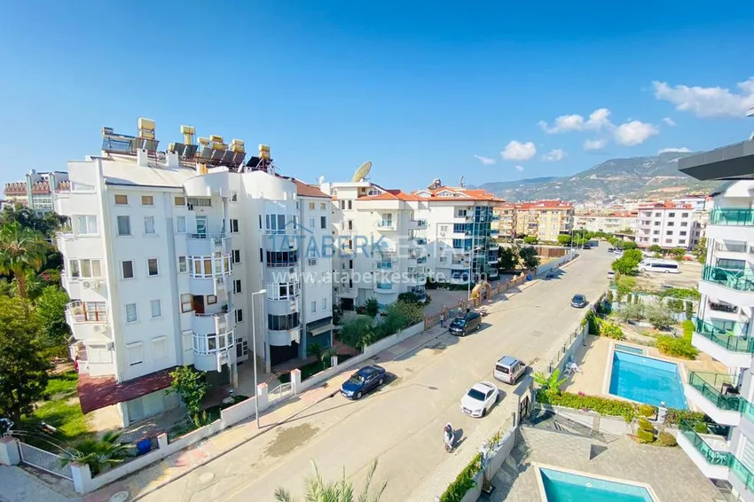 Apartament 1+1 w Alanyi, Oba — pod klucz z przeszklonym balkonem, blisko morza  12 