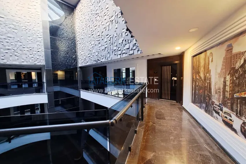 Apartament 2+1 z meblami i widokiem na morze i góry w luksusowym kompleksie — Alanya, dzielnica Mahmutlar 18 