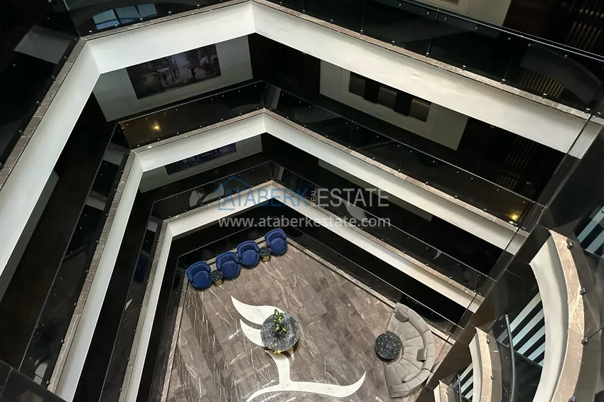 Apartament 2+1 z meblami i widokiem na morze i góry w luksusowym kompleksie — Alanya, dzielnica Mahmutlar 21 