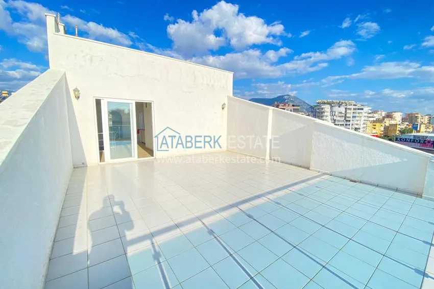 Apartament 1+1 w Alanyi, Oba — pod klucz z przeszklonym balkonem, blisko morza  13 