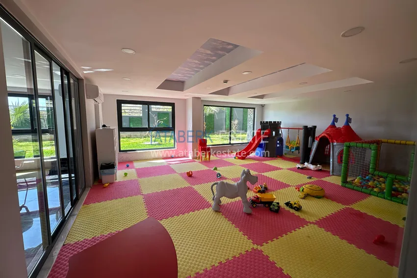 Apartament 2+1 z meblami i widokiem na morze i góry w luksusowym kompleksie — Alanya, dzielnica Mahmutlar 23 