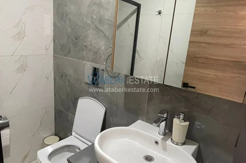 Kupuj  Duplex 2+1 w Alanya, Oba — dwupoziomowy penthouse z meblami, otwarty widok na góry 14 